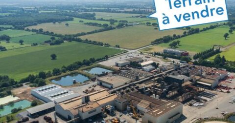 Vue aérienne de la zone d'activités d'Hochepie