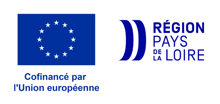 Logos Financement Union Européenne et Région Pays de la Loire