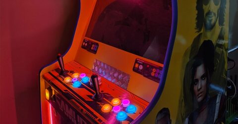 borne d'arcade lumineuse