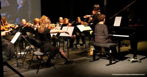 groupe de musiciens classique sur scène
